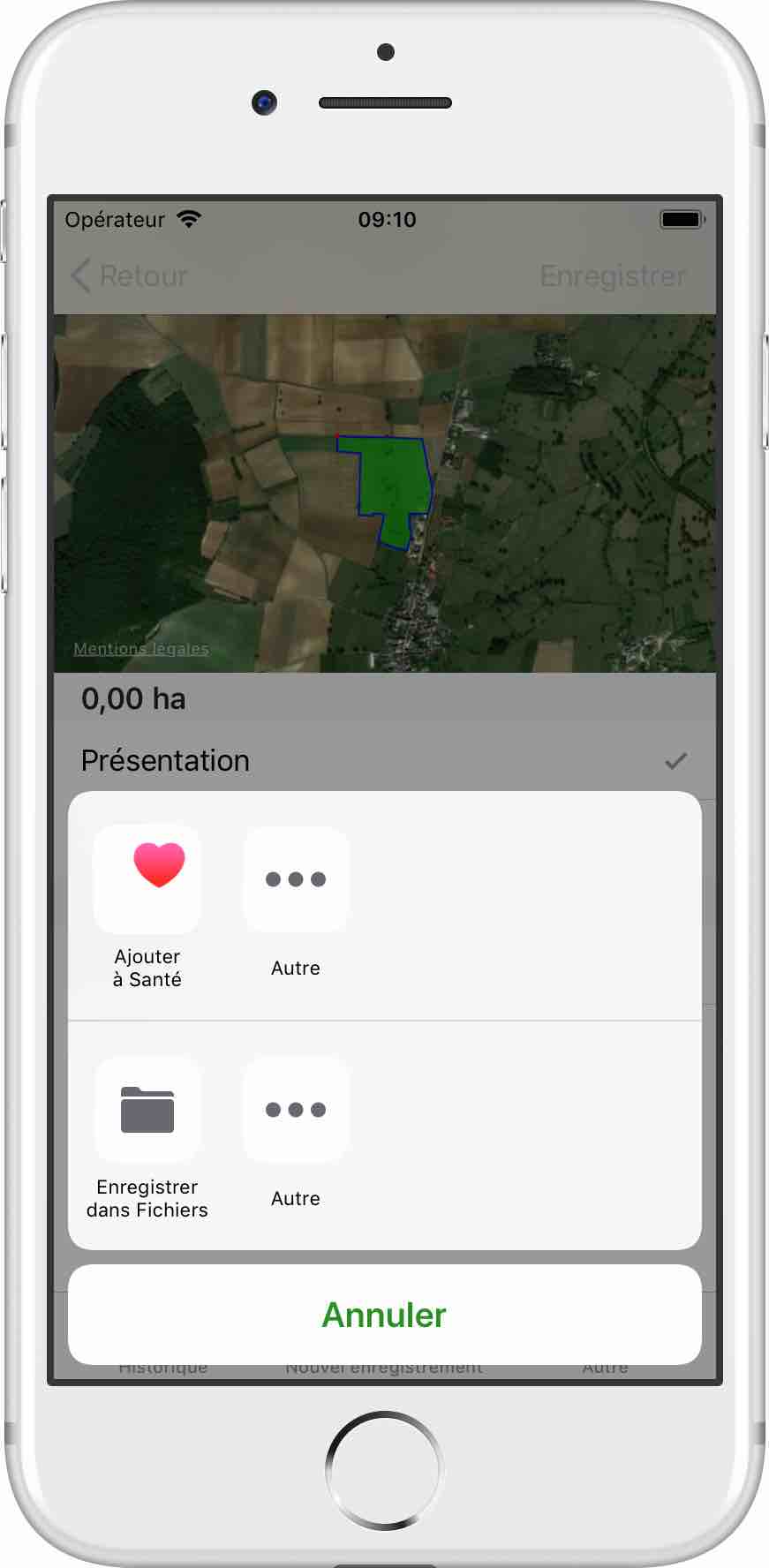 Dialogue d’exportation